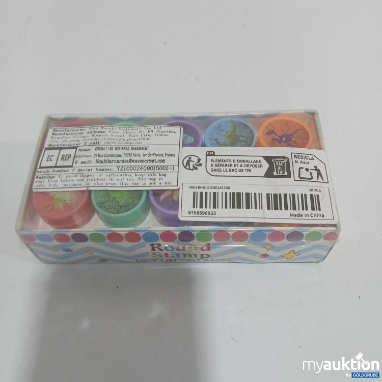 Artikel Nr. 877101: Round Stamp 10 Stück 