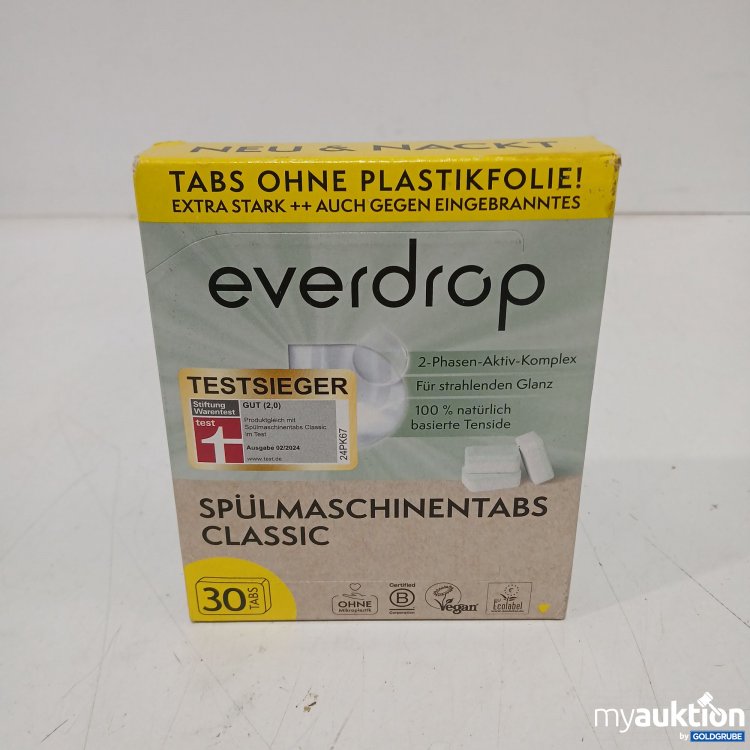 Artikel Nr. 892101: Everdrop Spülmaschienentabs Classic 30 Tabs 