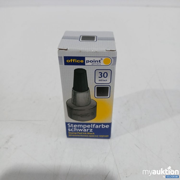 Artikel Nr. 904101: office point Stempelfarbe Schwarz 30 ml