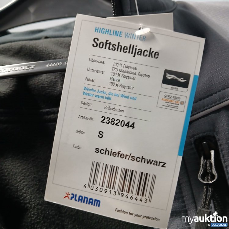 Artikel Nr. 908101: Planam Softshelljacke 