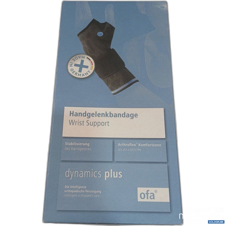 Artikel Nr. 983101: Ofa dynamics plus Handgelenkbandage Wirst Support Größe 4 rechts Carbon