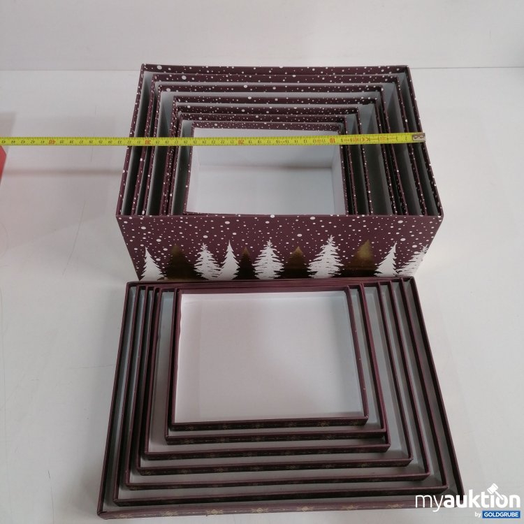 Artikel Nr. 440102: Geschenkekartons mit Deckel 7x Merry Christmas 