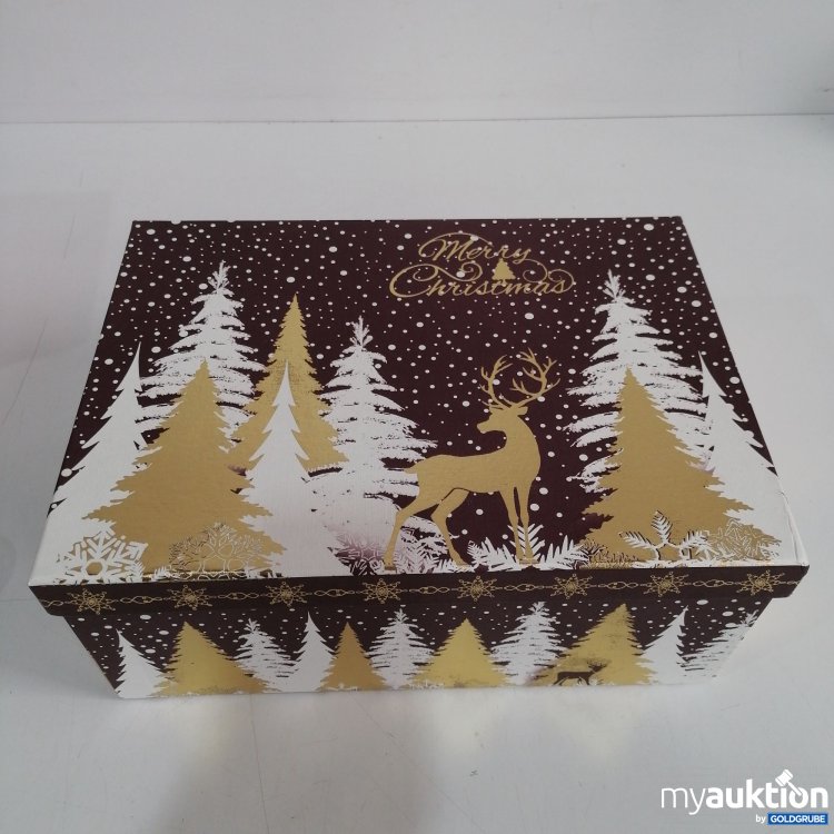 Artikel Nr. 440102: Geschenkekartons mit Deckel 7x Merry Christmas 