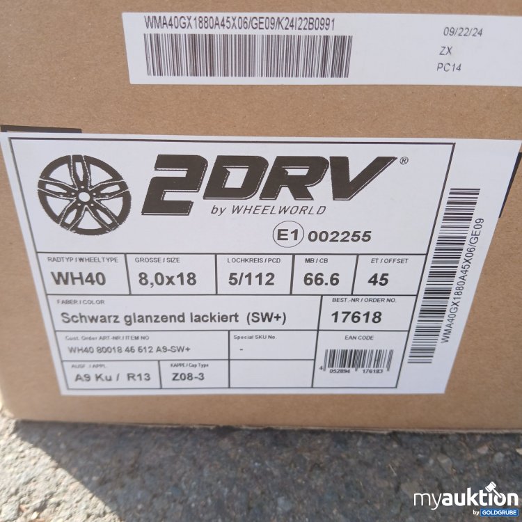 Artikel Nr. 441102 Artikel Nr. 441102: WheelWorld 2DRV WH40 8,0x18 Alufelge