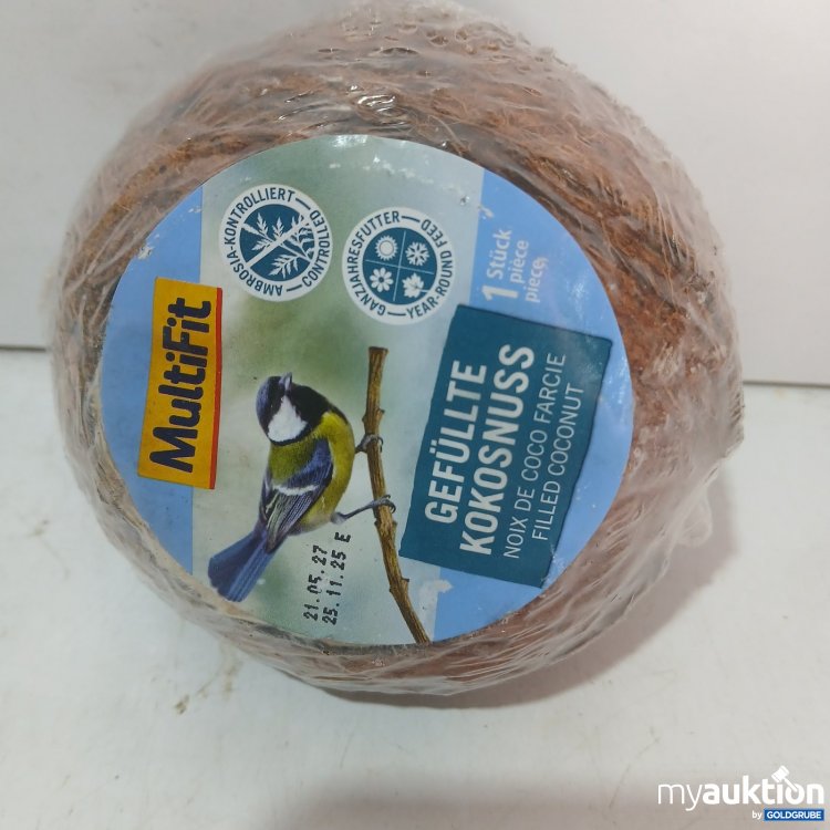 Artikel Nr. 466102: Multifit Gefüllte Kokosnuss Vogelfutter