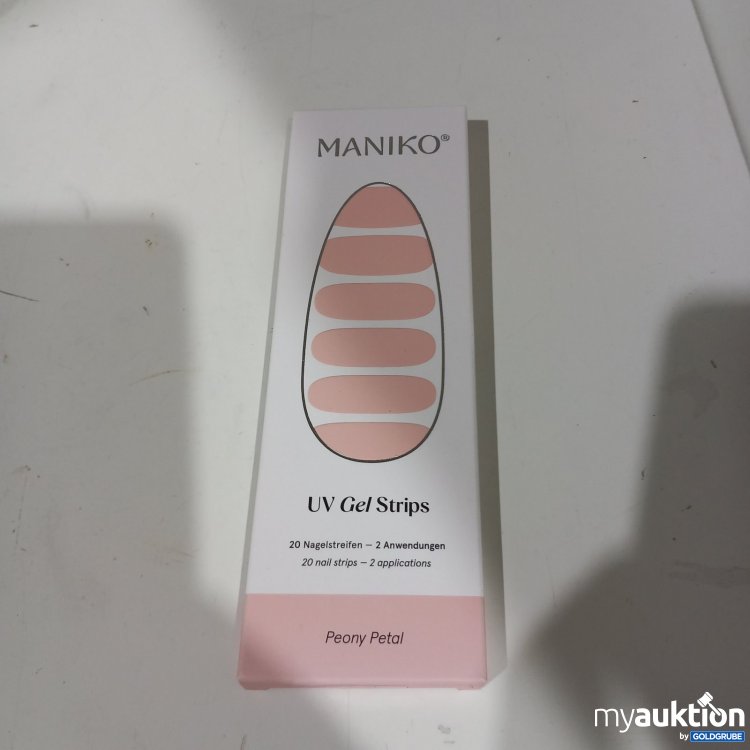 Artikel Nr. 470102 Artikel Nr. 470102: MANIKO UV Gel Strips 20 Nagelstreifen Peony Petal
