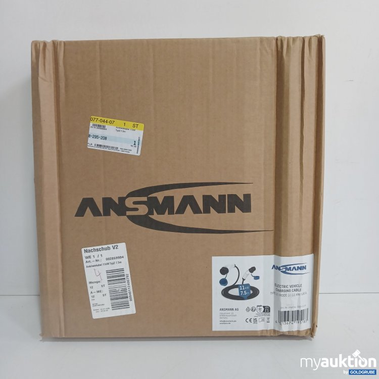 Artikel Nr. 832102 Artikel Nr. 832102: Ansmann Electric Vehicle Charging Cable Type 2 Mode3 11KW 16A