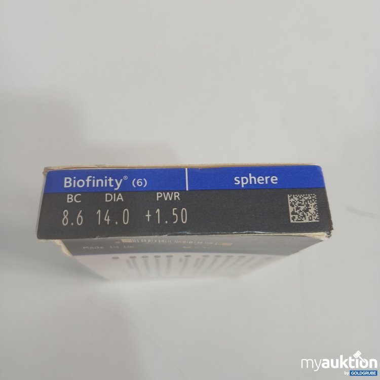 Artikel Nr. 865102 Artikel Nr. 865102: Biofinity Cooper Vision 6contac lenses