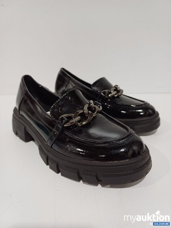 Artikel Nr. 914102: Graceland Loafer, gr.34, Lackleder mit Kettenverzierung 