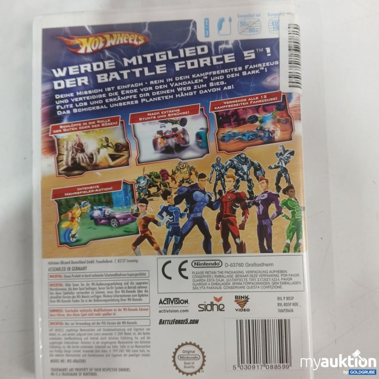 Artikel Nr. 933102 Artikel Nr. 933102: Hot Wheels Battle Force 5 Wii