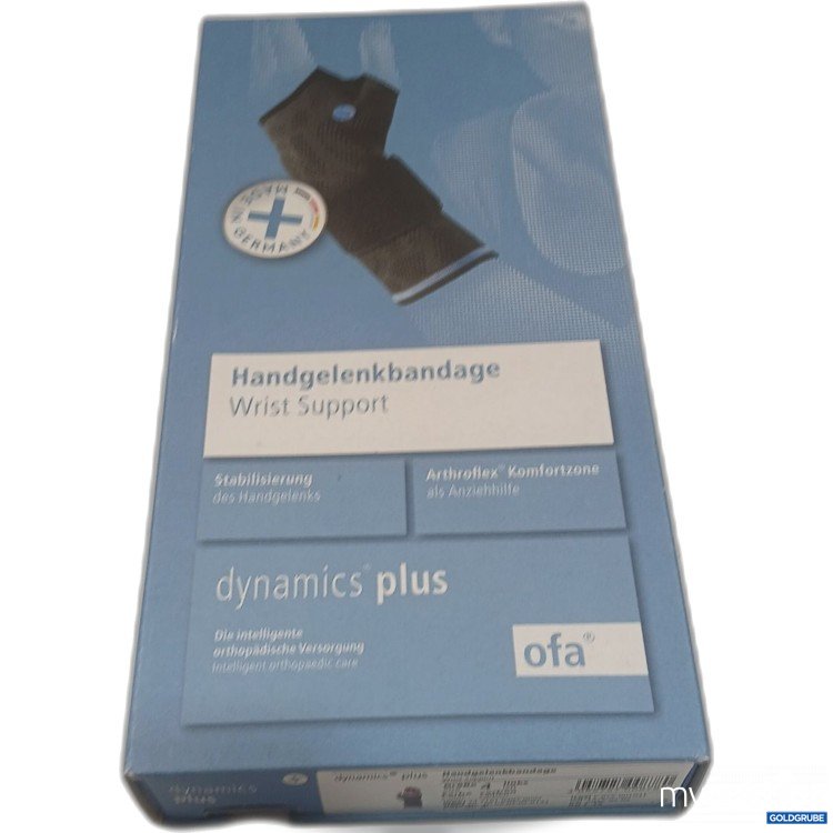 Artikel Nr. 983102: Ofa dynamics plus Handgelenkbandage Wirst Support Größe 4 links Carbon