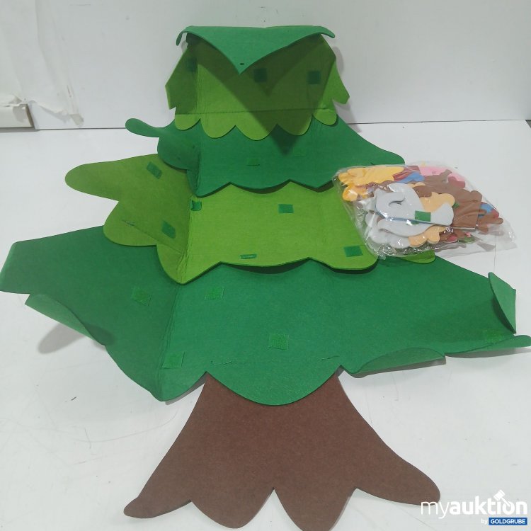 Artikel Nr. 989102: Filz-Tannenbaum ca 95x54cm + Filz-Baumbehang 