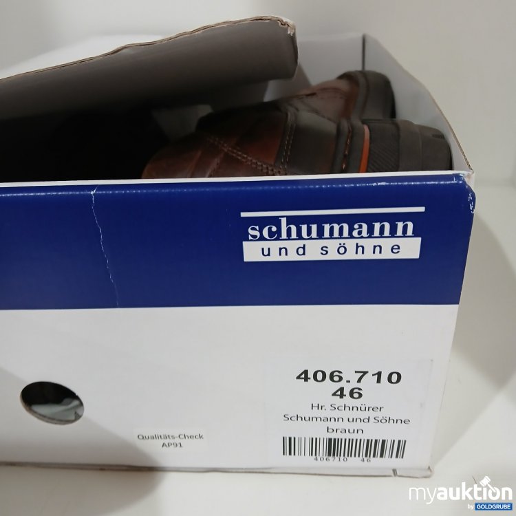 Artikel Nr. 464103: Schumann und Söhne Herrenschuhe Größe 46 braun