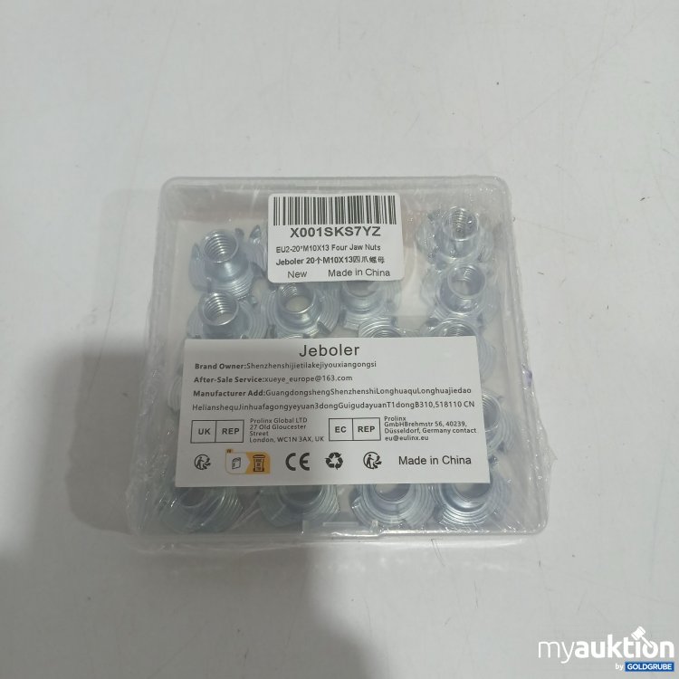 Artikel Nr. 887103: Jeboler Einschlagmuttern M10x13mm 20x