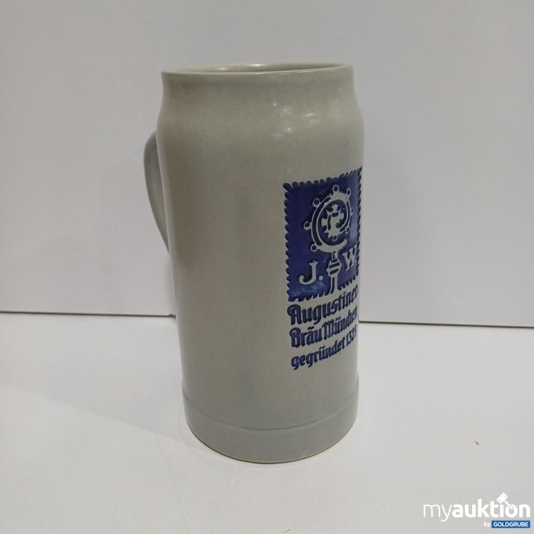 Artikel Nr. 897103: Augustiner-Bräu-Bierkrug aus Steinzeug 1L