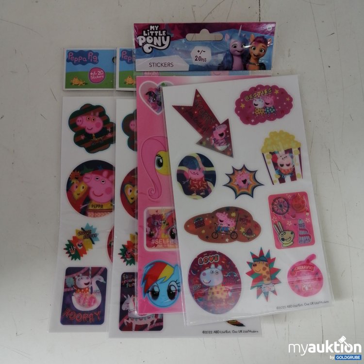 Artikel Nr. 425104: Sticker Peppa Pig und My Little Pony