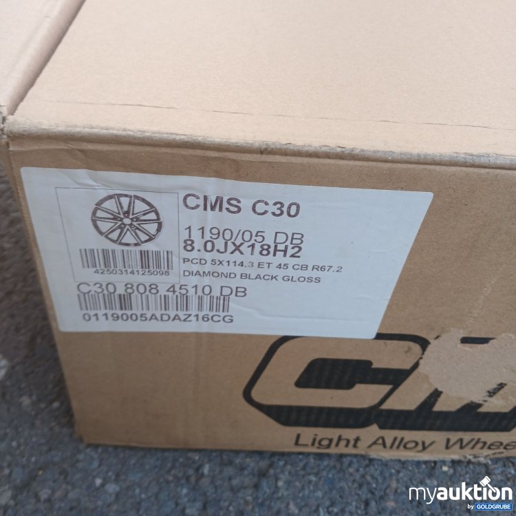 Artikel Nr. 441104 Artikel Nr. 441104: CMS C30 1190/05 DB 8.0Jx18H2 Alufelge