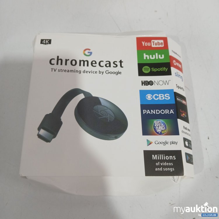 Artikel Nr. 524104: Chomecast TV streaming Device by Google 