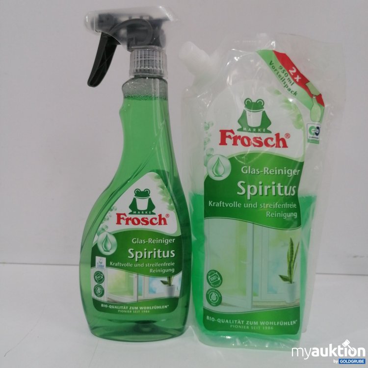 Artikel Nr. 826104 Artikel Nr. 826104: Frosch Spiritus Glasreiniger und Nachfüllpack