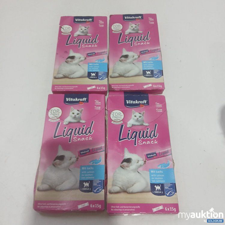 Artikel Nr. 852104: Vitakraft Liquid Snack 4er Pack x6 Stück x15g