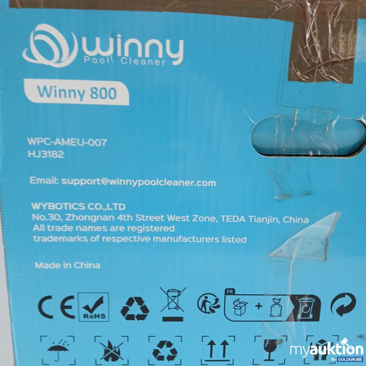 Artikel Nr. 905104 Artikel Nr. 905104: Winny Pool Cleaner Winny 800 WPC AMEU 007