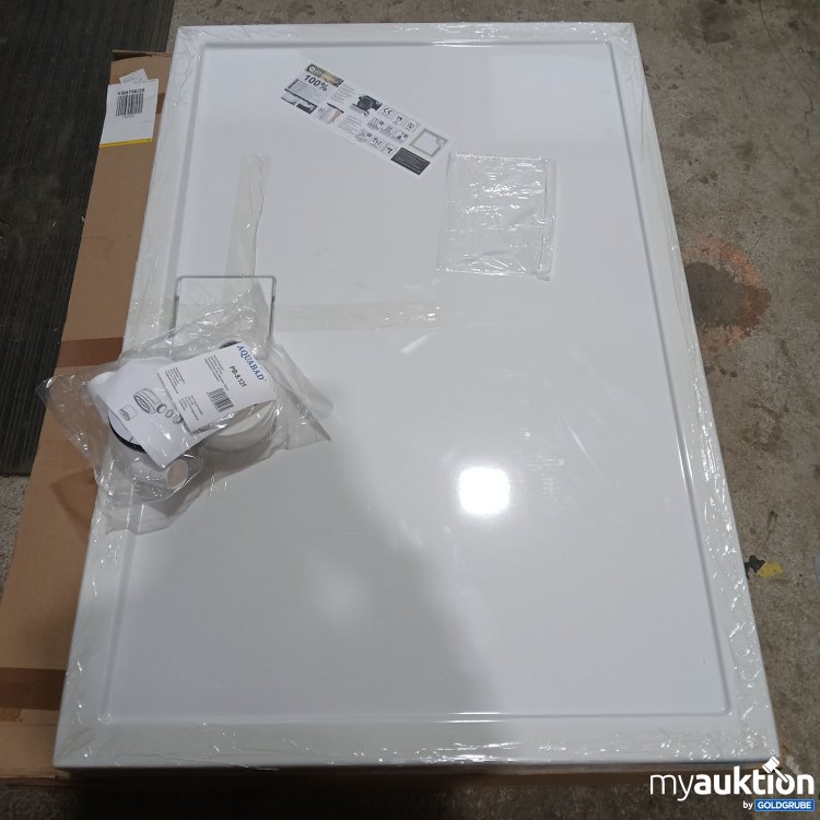 Artikel Nr. 953104: Aquabad rechteckige Duschwanne weiß glatt Finca 80x120x12