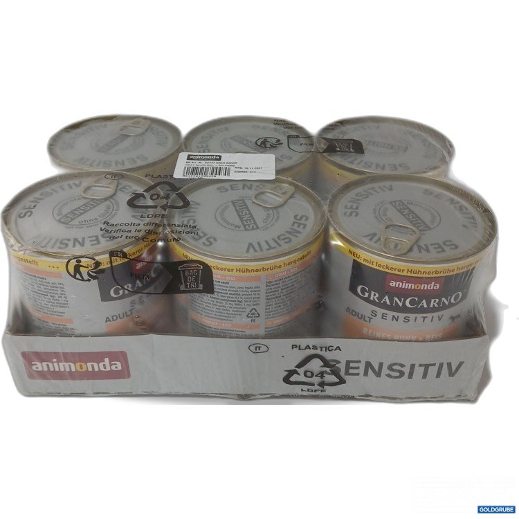 Artikel Nr. 980104: Animonda Gran Carno Adult Sensitiv Huhn + Reis, 6×800g
