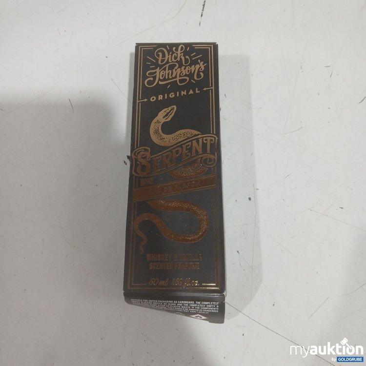 Artikel Nr. 993104 Artikel Nr. 993104: Dick Johnson's Original Serpent Whiskey & Vanilla scented Perfume 50ml
