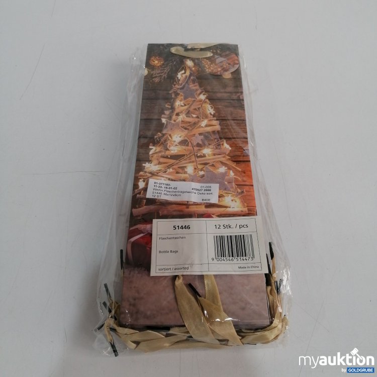 Artikel Nr. 440105 Artikel Nr. 440105: Weihnachten Flaschentragetasche 36x12x9 cm, 12 Stk.