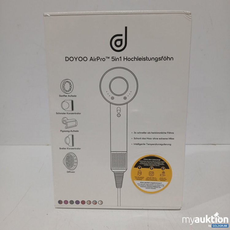 Artikel Nr. 472105 Artikel Nr. 472105: DOYOO AirPro 5in1 Hochleistungsföhn