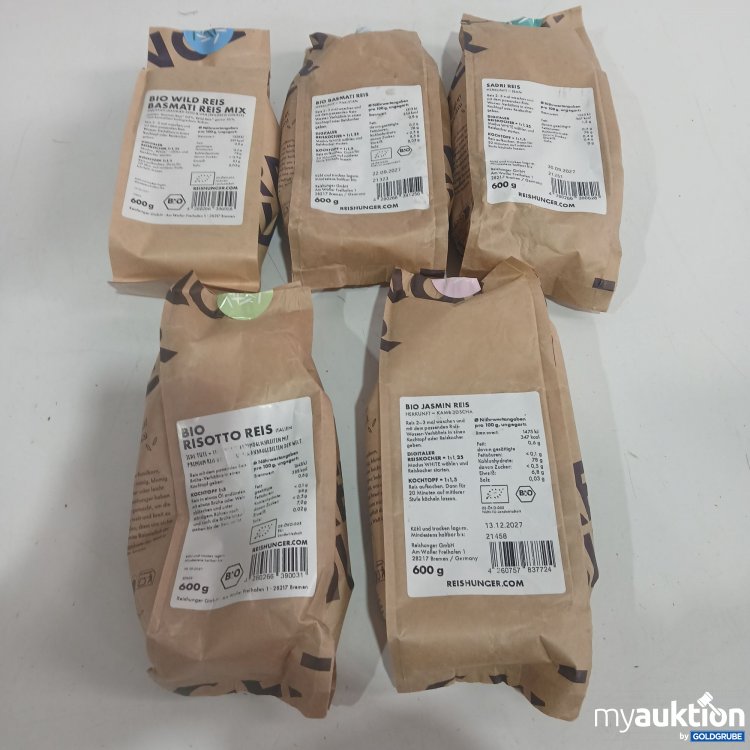 Artikel Nr. 873105: Reishunger diverse Reissorten 5x600g
