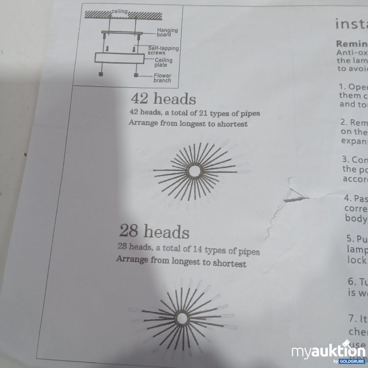 Artikel Nr. 876105 Artikel Nr. 876105: Diverse Lampe