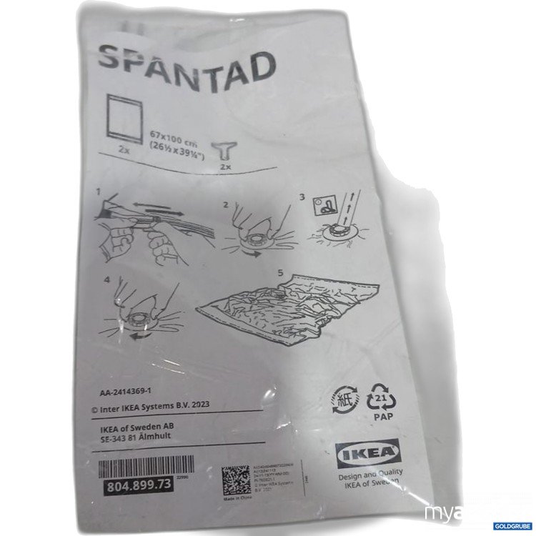 Artikel Nr. 904105: IKEA SPANTAD Aufbewahrungstasche 2 Stück