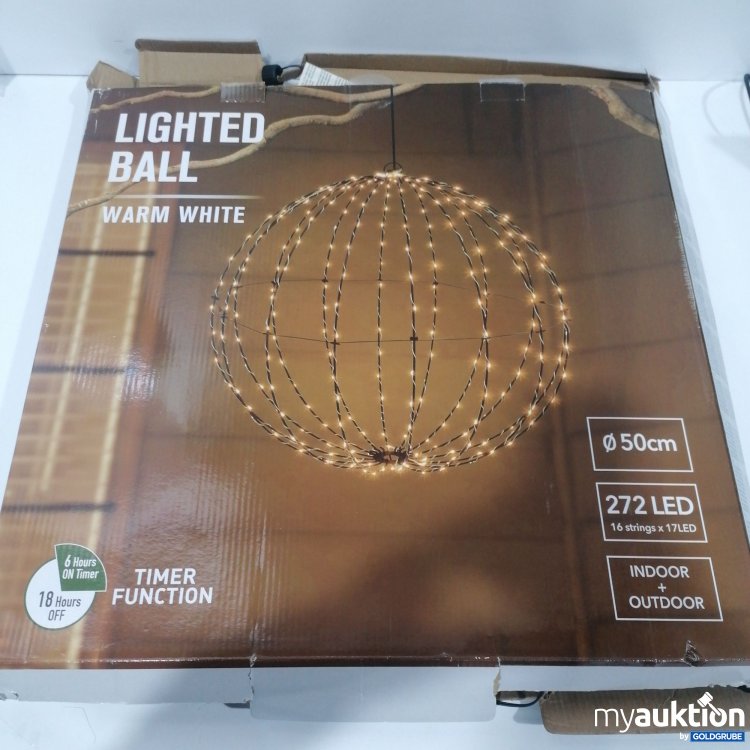 Artikel Nr. 916105: Lighted Ball Warm White 50cm
