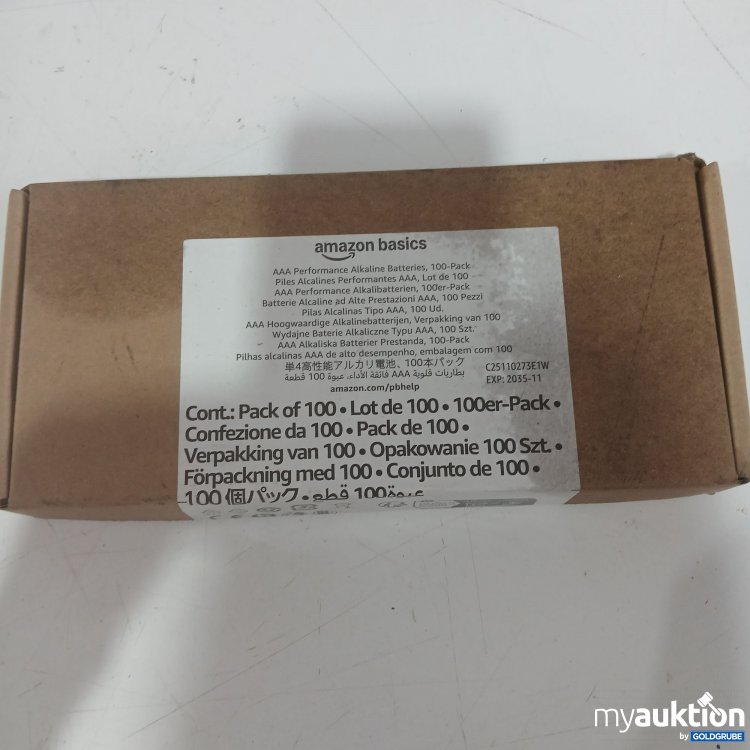 Artikel Nr. 971105 Artikel Nr. 971105: Amazon Basics AAA 100Pack