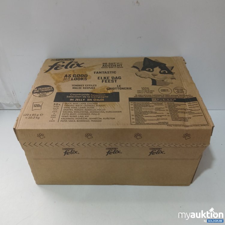 Artikel Nr. 980105 Artikel Nr. 980105: Purina Felix Katzenfutter Countryside Selection in Gelee 120×85g