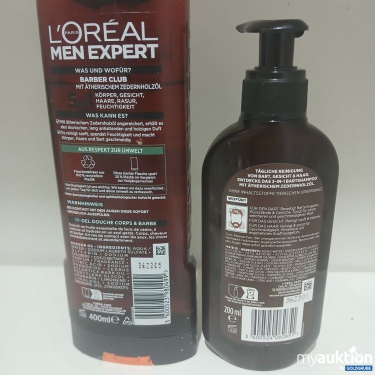 Artikel Nr. 982105 Artikel Nr. 982105: L'Oréal Men Expert BarberClub Duschgel
Bartshampoo