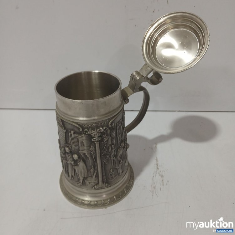 Artikel Nr. 988105 Artikel Nr. 988105: Artina SKS Bierkrug 95% Zinn Motiv Mittelalter Höhe ohne Deckel ca 14cm