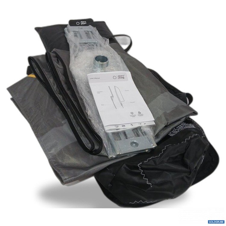 Artikel Nr. 445106: stark Flag Metallhalterung mit Tasche