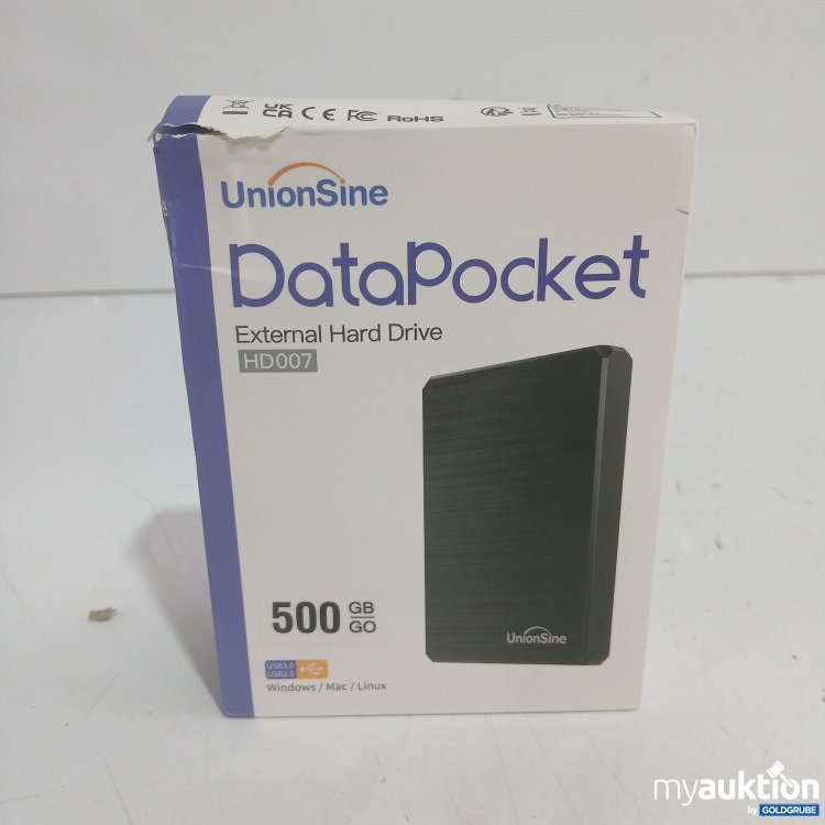 Artikel Nr. 447106 Artikel Nr. 447106: UnionSine DataPocket External Hard Drive HD007