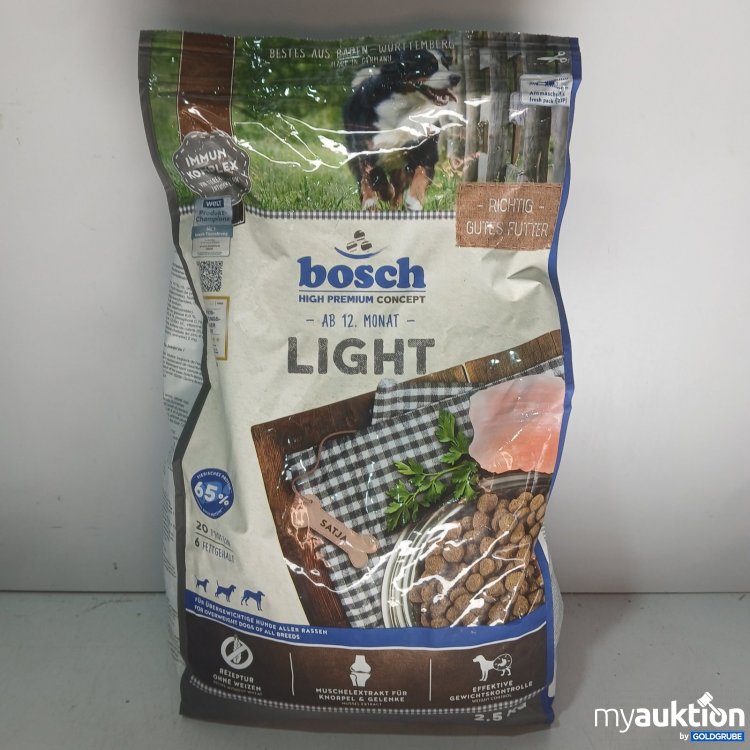 Artikel Nr. 466106: Bosch Hundefutter Light ab 12. Monat 2,5 kg