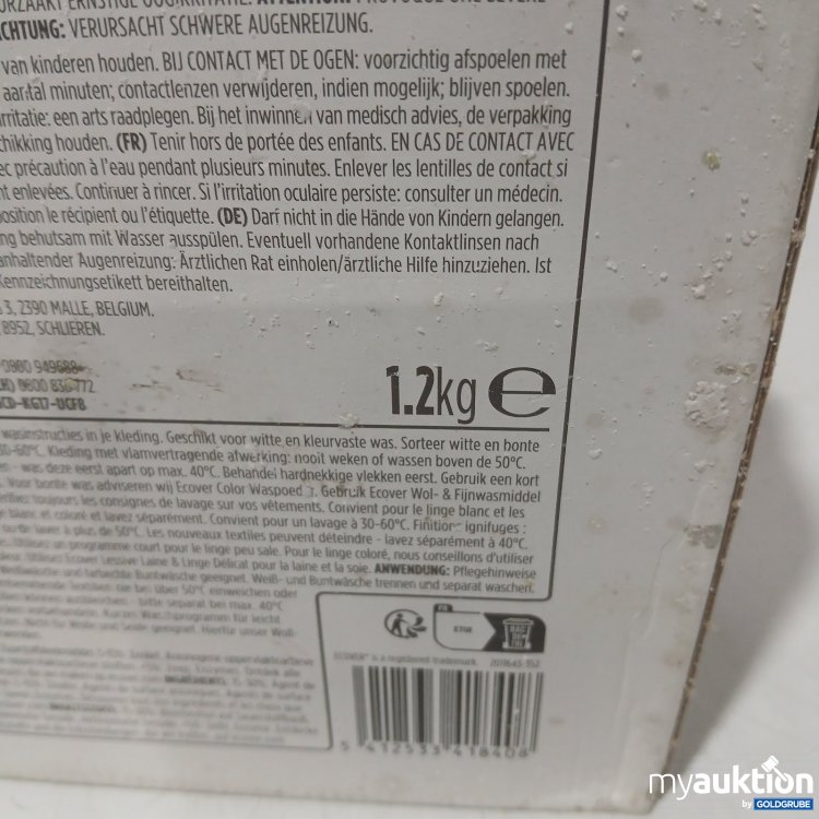 Artikel Nr. 468106: ECOVER Waschpulver Sensitive 1,2 kg 16 Waschladungen