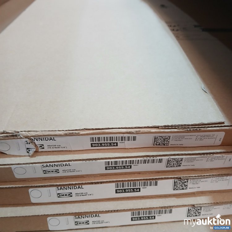 Artikel Nr. 952106: Ikea Sannidal 903.955.54 40x120cm weiß 4Stk