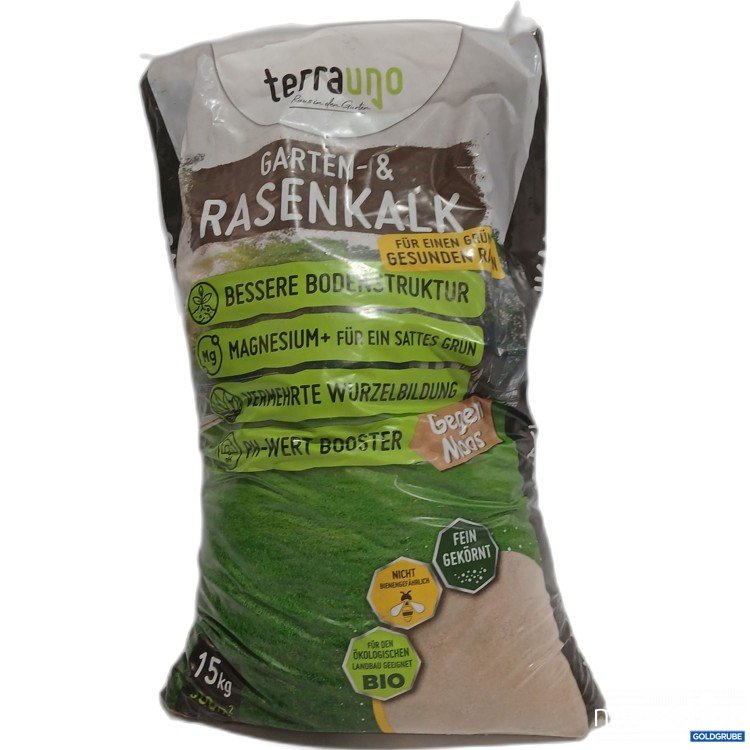 Artikel Nr. 963106: terrauno Garten uns Rasenkalk 15kg 