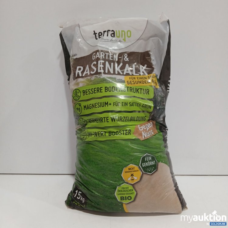 Artikel Nr. 963106: terrauno Garten uns Rasenkalk 15kg 