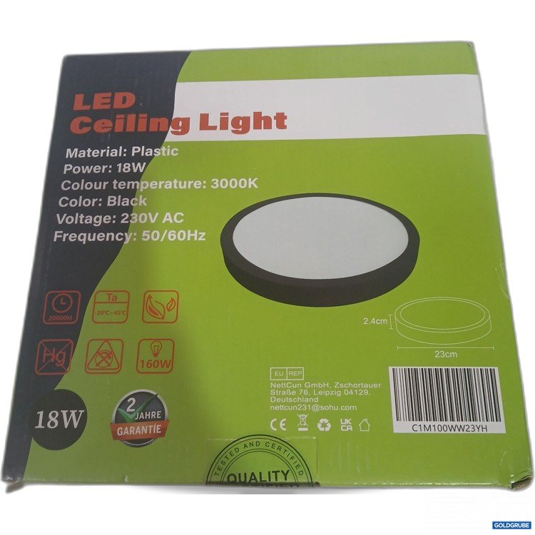Artikel Nr. 986106 Artikel Nr. 986106: LED Ceiling Light Plastic 23cm x 2,4cm
