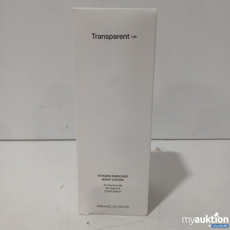 Artikel Nr. 468107: Transparent Lab Body Lotion 400 ml