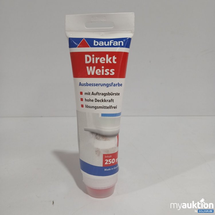 Artikel Nr. 812107 Artikel Nr. 812107: Baufan Direkt weiss Ausbesserungsfarbe 250ml