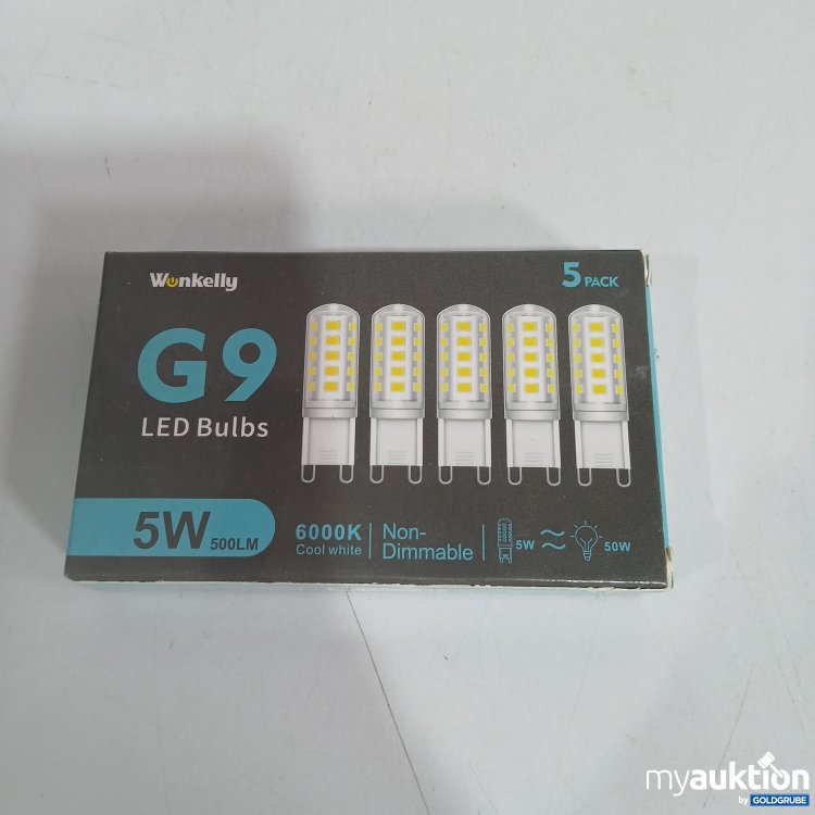 Artikel Nr. 822107 Artikel Nr. 822107: Wonkelly G9 LED Bulbs 5Pack