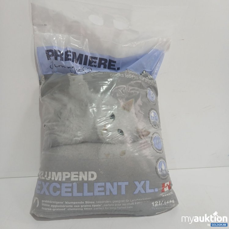 Artikel Nr. 845107: Premiere Klumpend Excellent XL Katzenstreu 12kg 